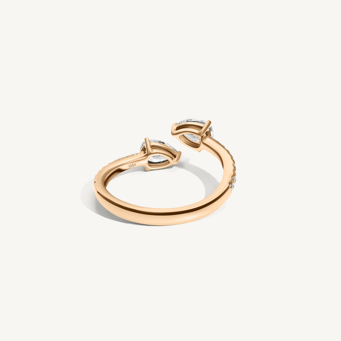 
                  
                    Pear Diamond Claw Ring
                  
                