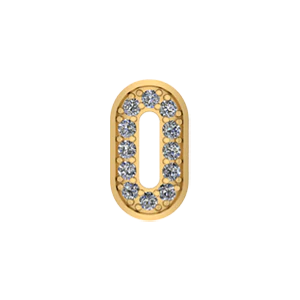 Bangle Charm Number 0