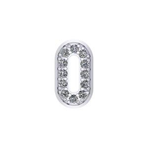 Bangle Charm Number 0