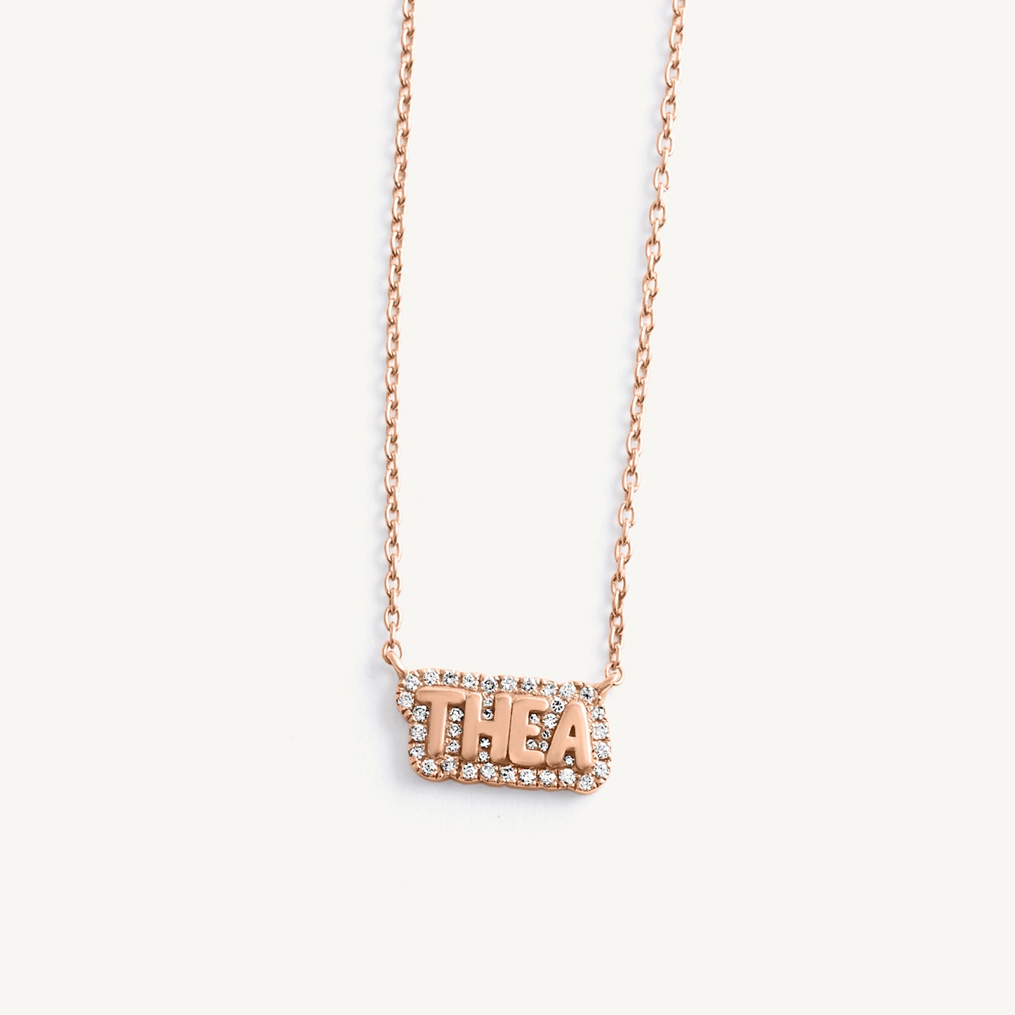 
                  
                    XS Diamond Bubble Name Necklace
                  
                