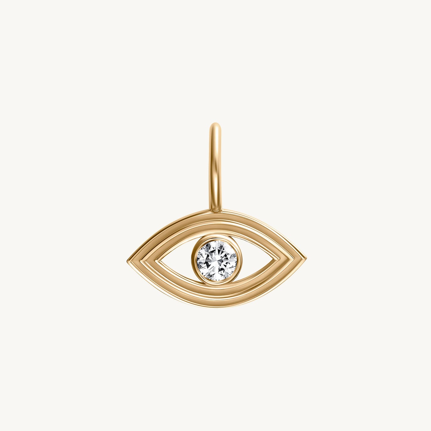 
                  
                    Retro Fluted Evil Eye Charm
                  
                