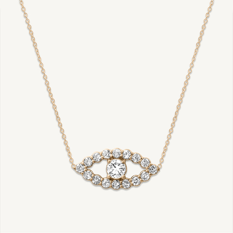 Evil Eye Diamond Necklace