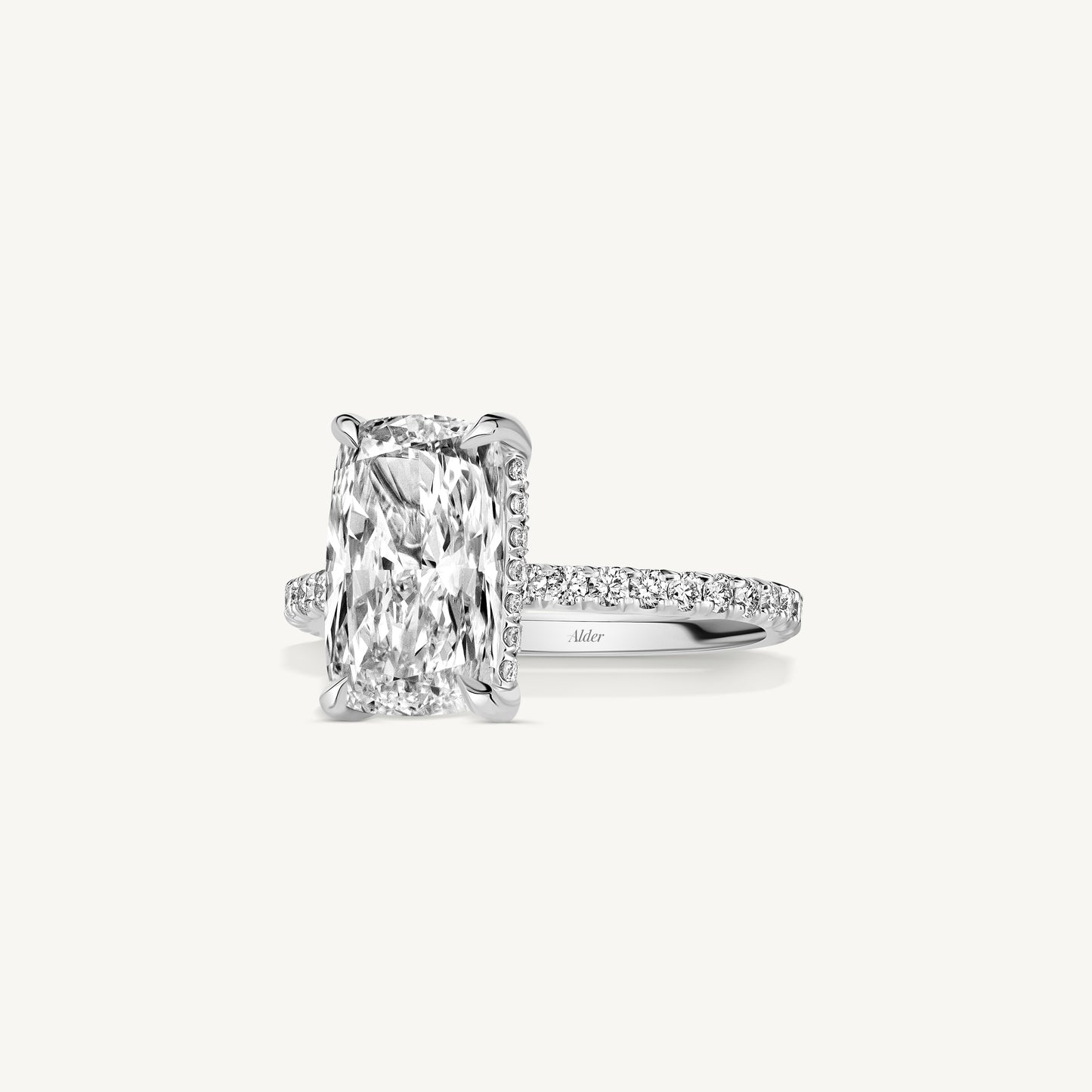 Oval Diamond Solitaire Engagement Ring