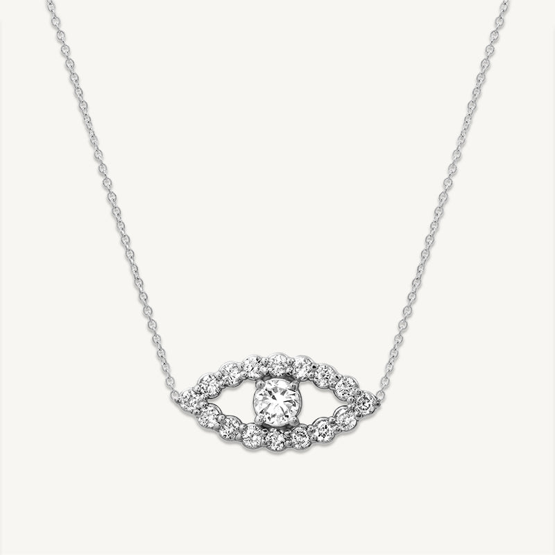 
                  
                    Evil Eye Diamond Necklace
                  
                
