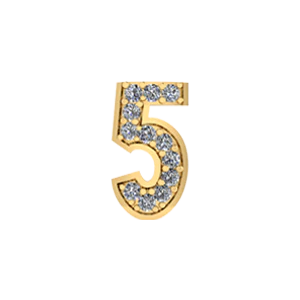 Bangle Charm Number 5