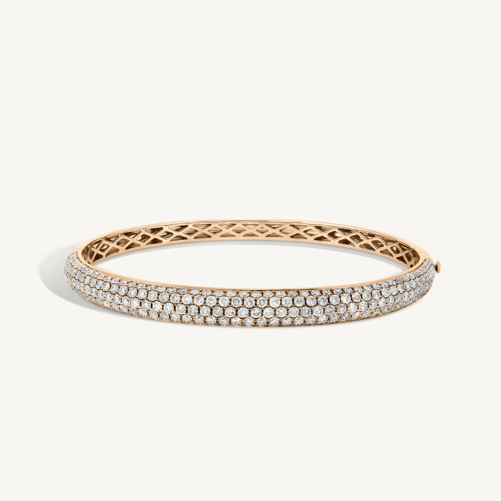 Pave Diamond Bombe Bangle