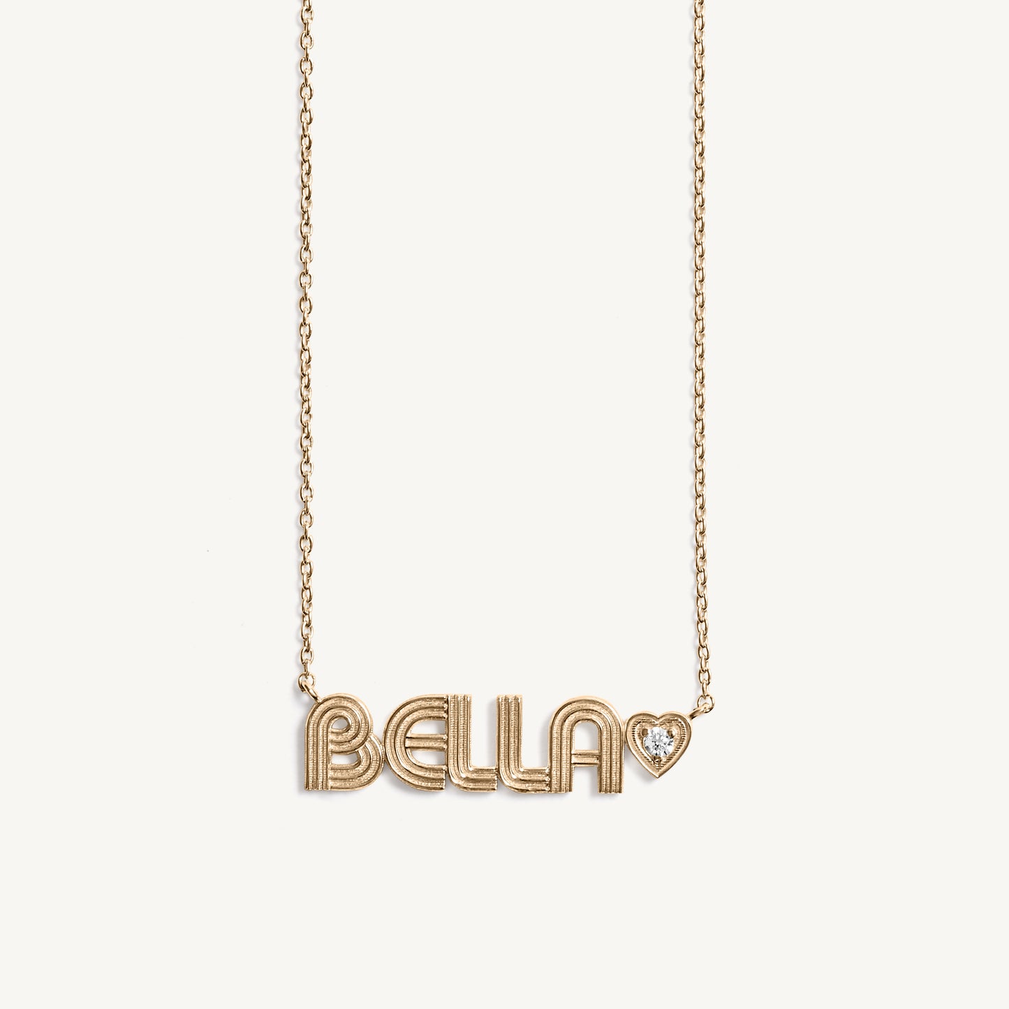 Retro Name Necklace