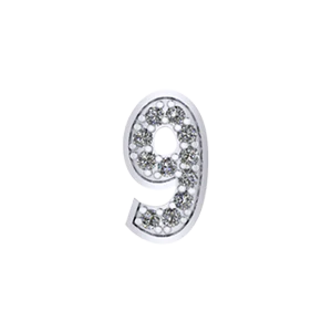 Bangle Charm Number 9