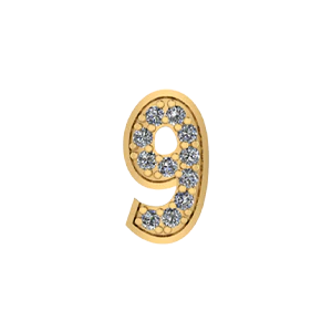 Bangle Charm Number 9