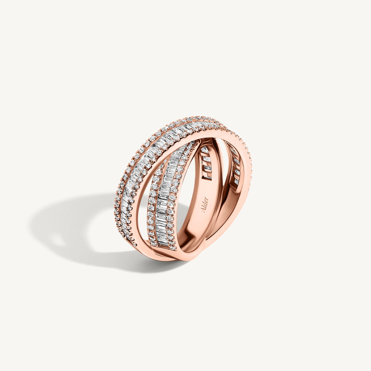 
                  
                    Eternal Diamond Crossover Ring
                  
                