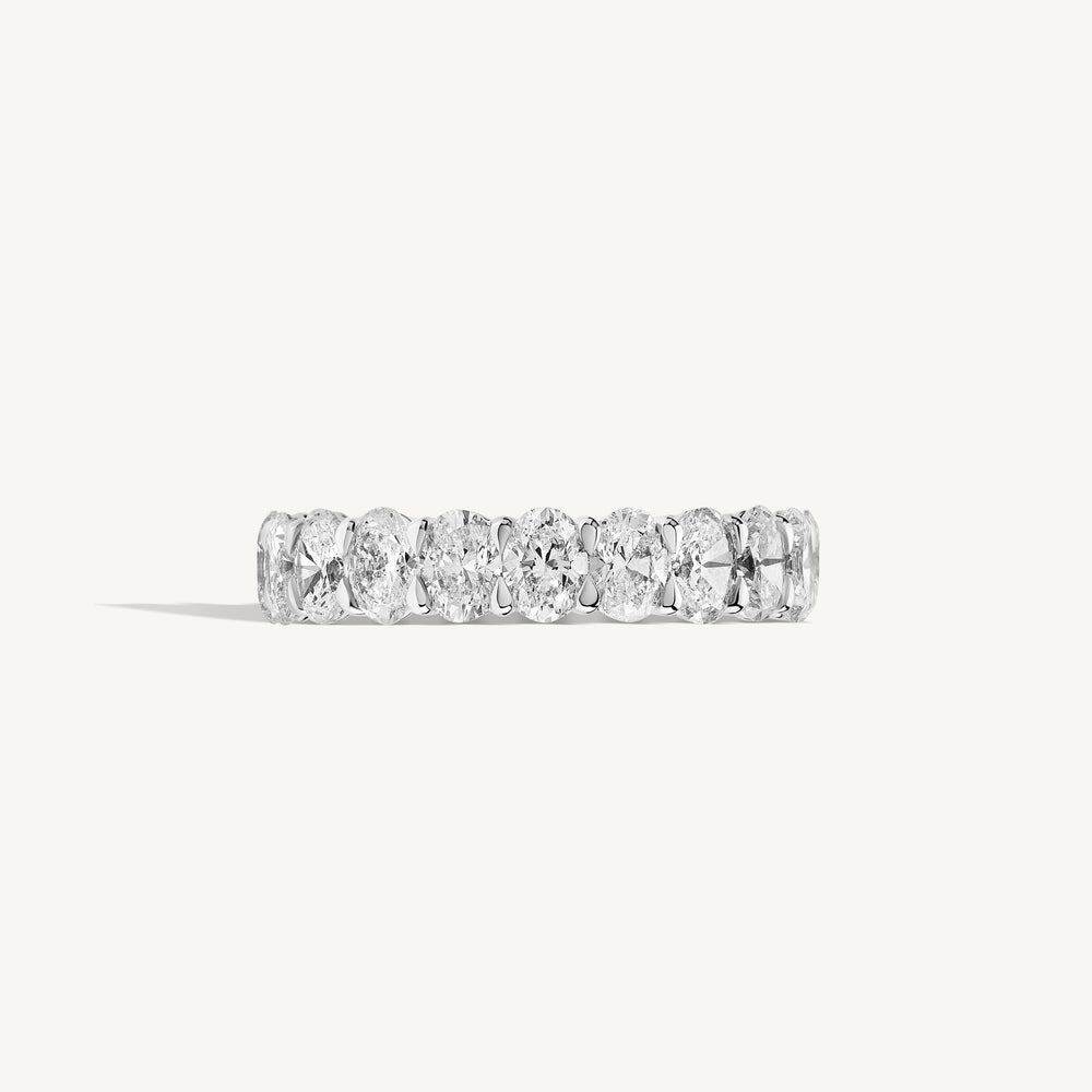 Oval Diamond Eternity Band