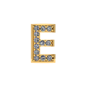 Bangle Charm Letter E