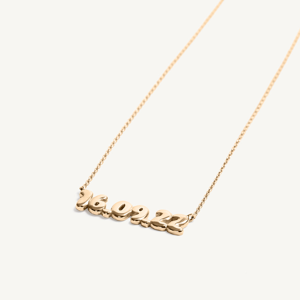 
                  
                    Helium Personalised Date Necklace
                  
                
