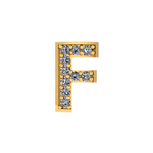Bangle Charm Letter F