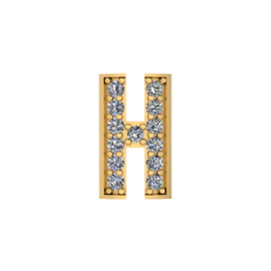 Bangle Charm Letter H