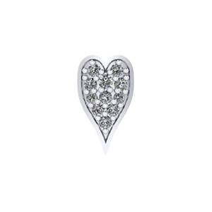 
                  
                    Bangle Charm White Diamond Heart
                  
                