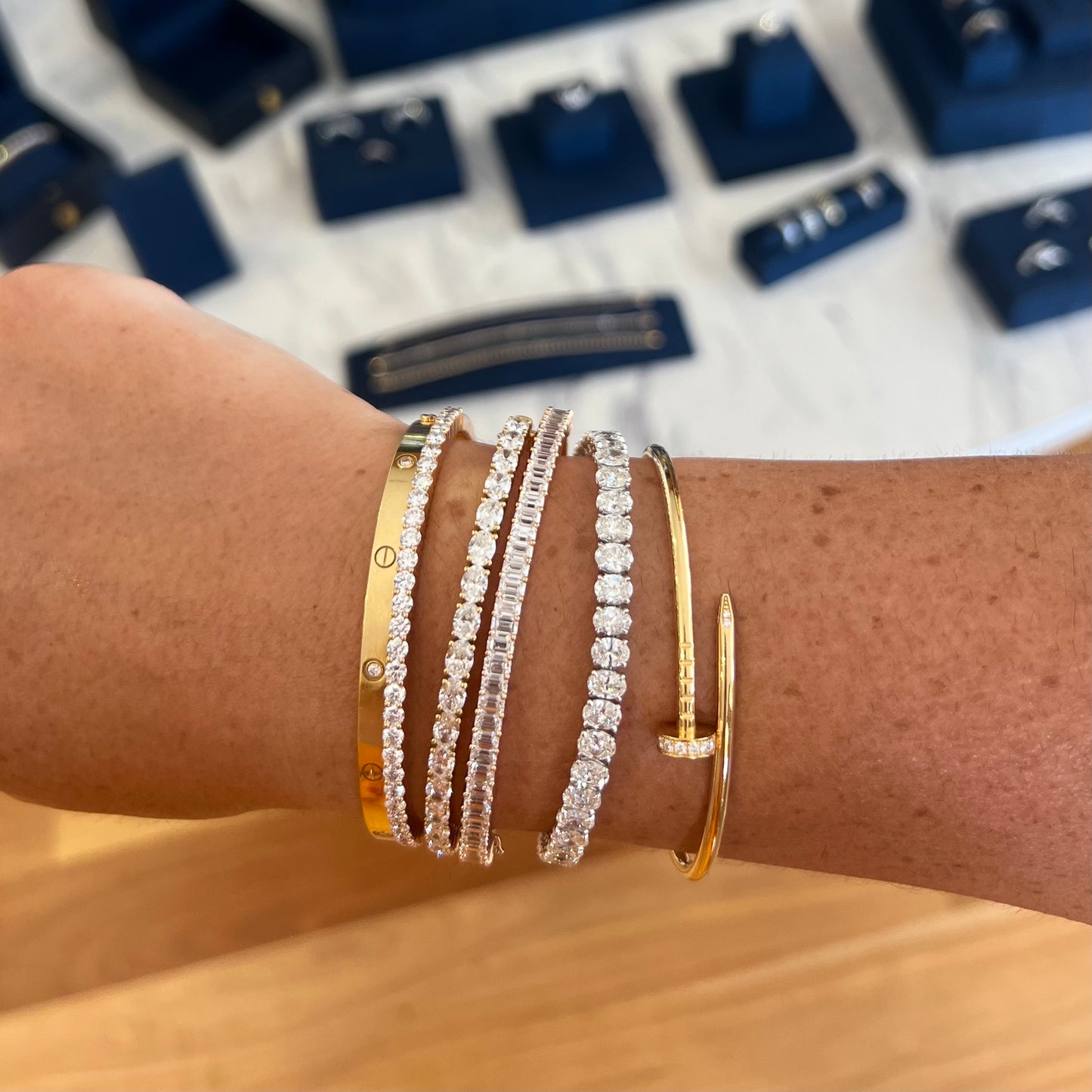 
                  
                    Oval Diamond Tennis Bracelet
                  
                