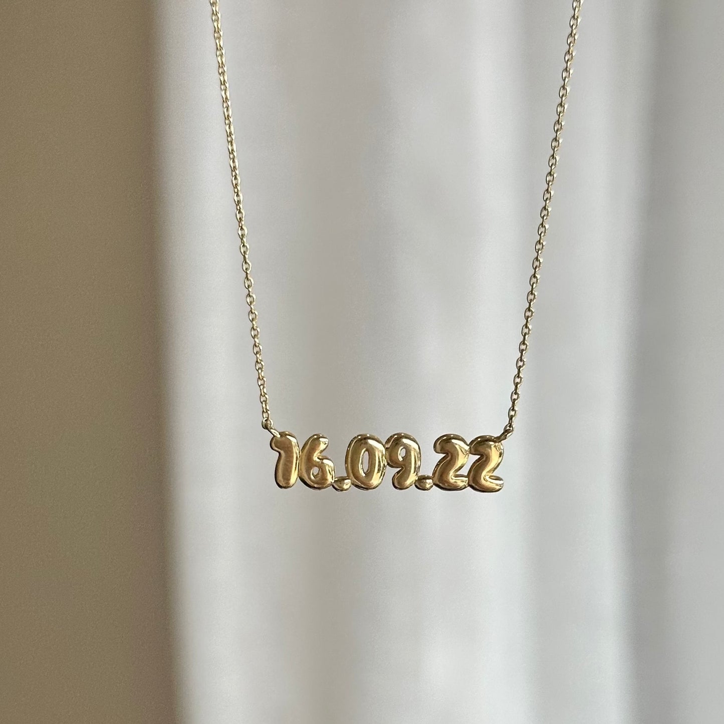 
                  
                    Helium Personalised Date Necklace
                  
                