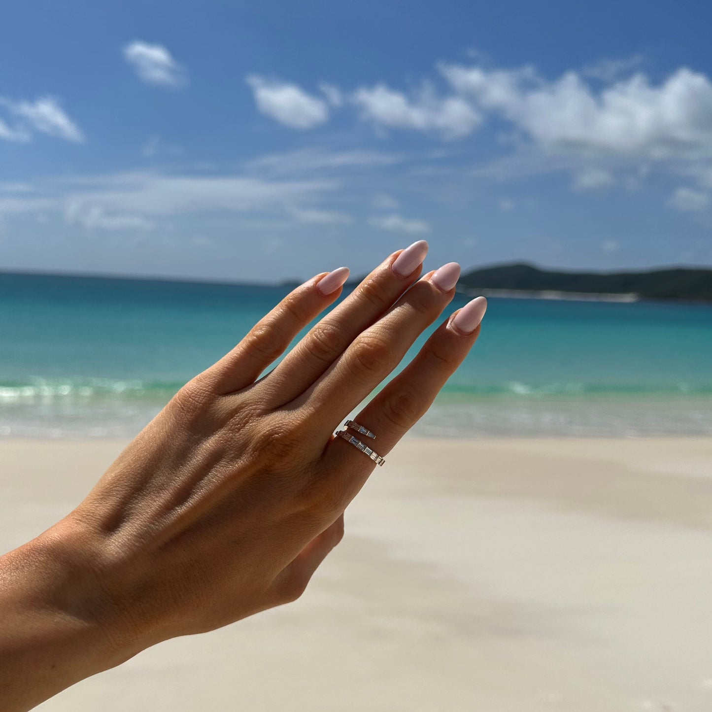 
                  
                    Baguette Diamond Bypass Ring
                  
                