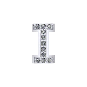 Bangle Charm Letter I