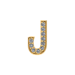 Bangle Charm Letter J