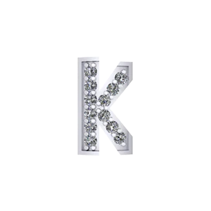 Bangle Charm Letter K