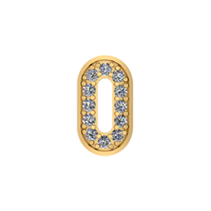 Bangle Charm Letter O