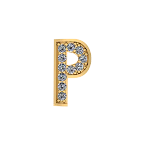 Bangle Charm Letter P