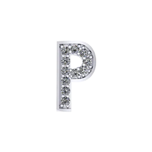 Bangle Charm Letter P