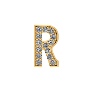 Bangle Charm Letter R