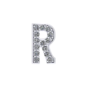 Bangle Charm Letter R