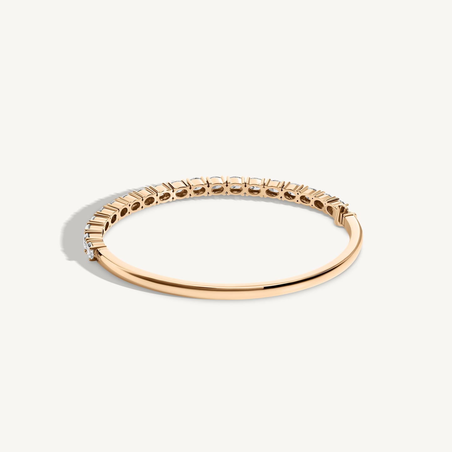 
                  
                    East West Oval Diamond Bangle
                  
                