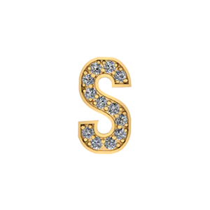 Bangle Charm Letter S