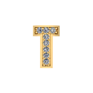 Bangle Charm Letter T