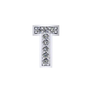 Bangle Charm Letter T