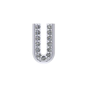 Bangle Charm Letter U