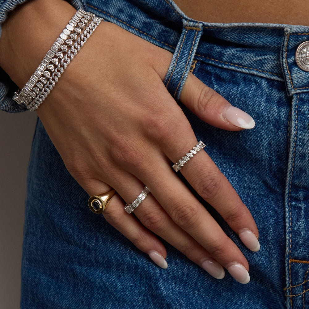 
                  
                    Marquise Diamond Eternity Band
                  
                