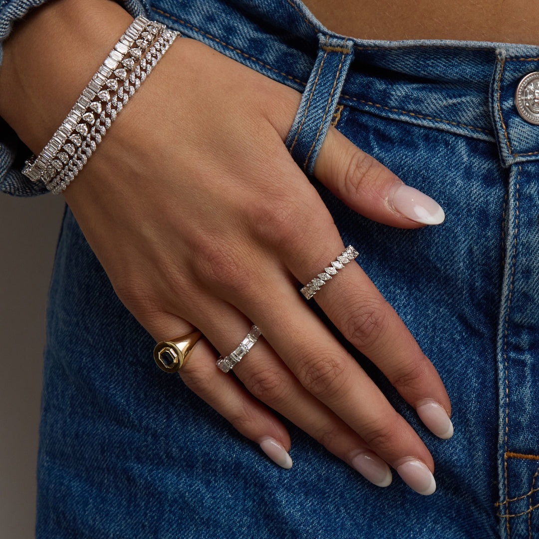 
                  
                    Marquise Diamond Eternity Band
                  
                