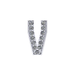 Bangle Charm Letter V