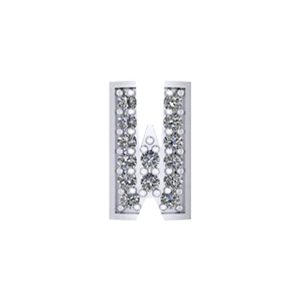 Bangle Charm Letter W