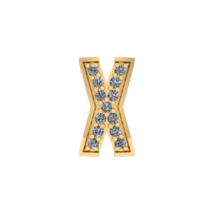 Bangle Charm Letter X