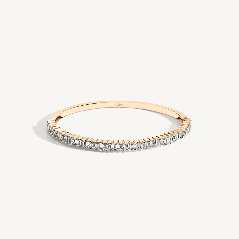 Emerald Diamond Bangle