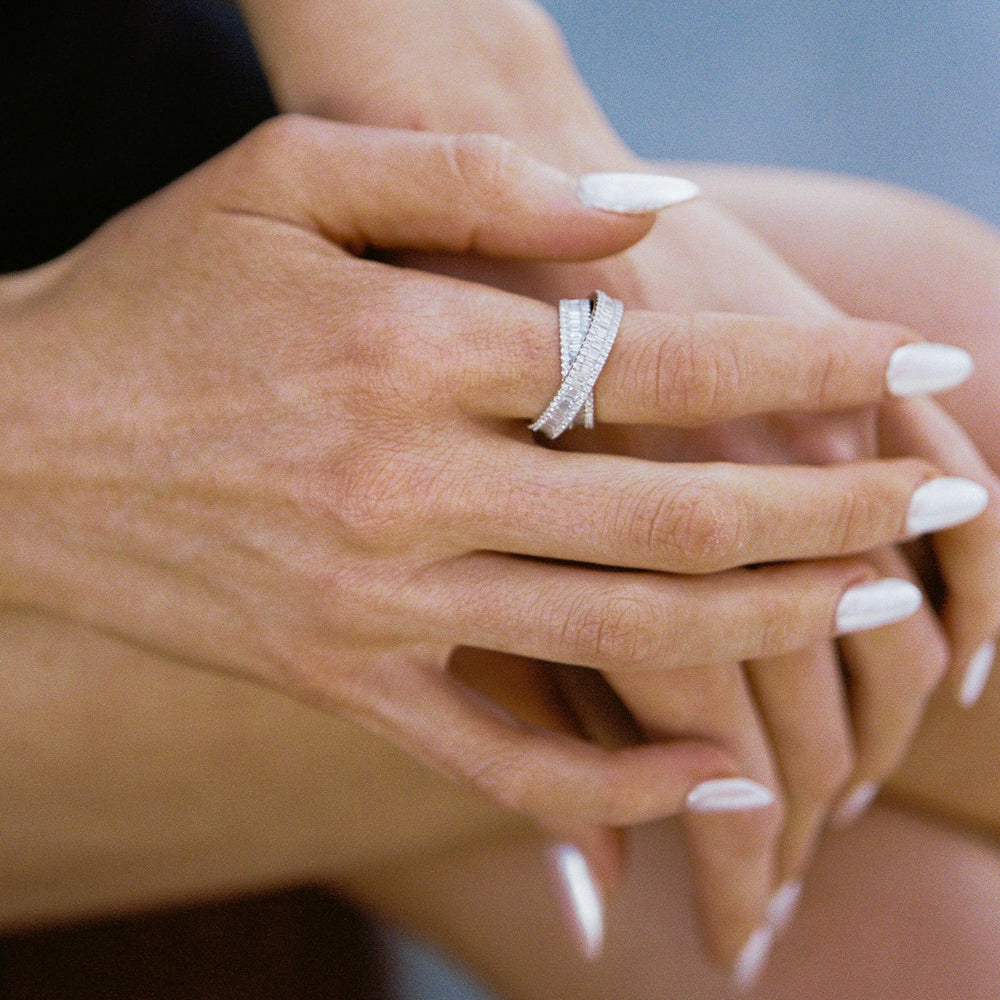 Eternal Diamond Crossover Ring