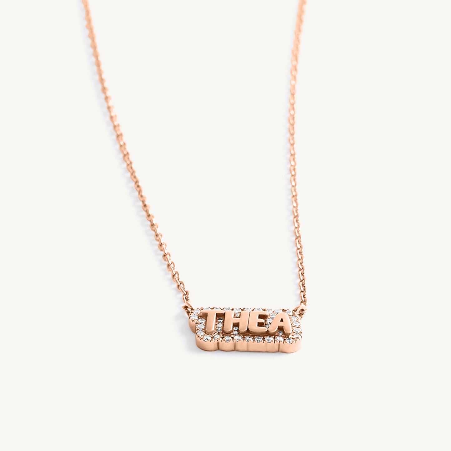 
                  
                    XS Diamond Bubble Name Necklace
                  
                