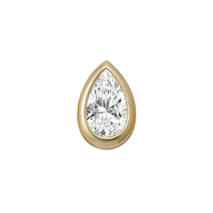 Pear Diamond Bezel Bangle Charm