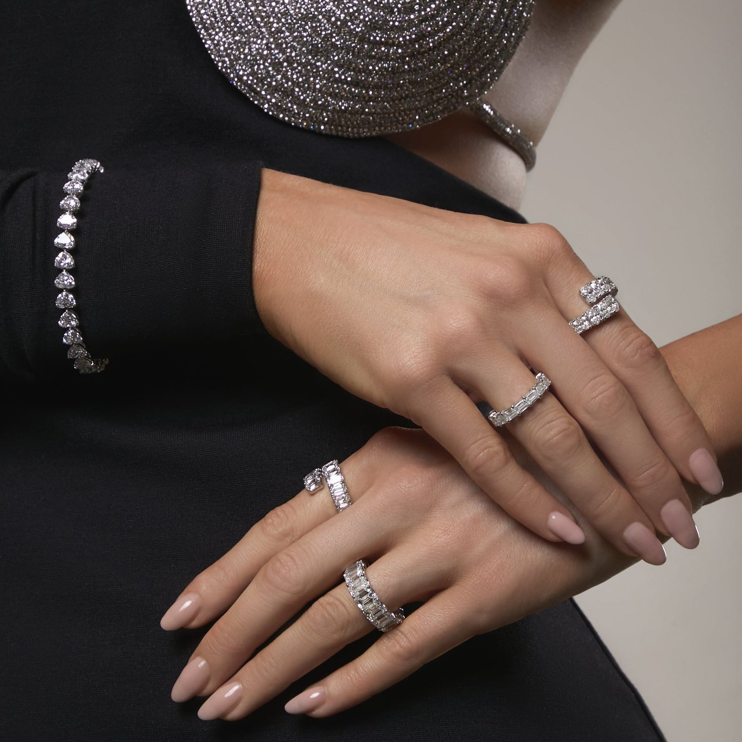 Heart Diamond Tennis Bracelet