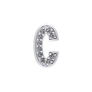 Bangle Charm Letter C