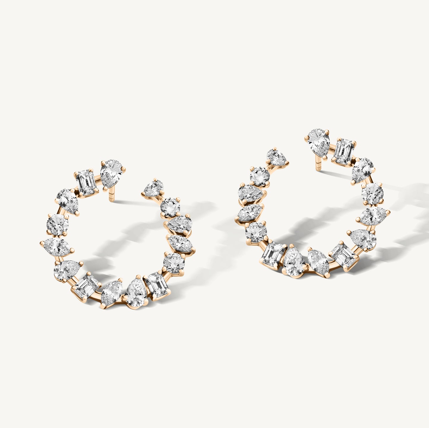 
                  
                    Multi Shape Open Hoop Earrings
                  
                