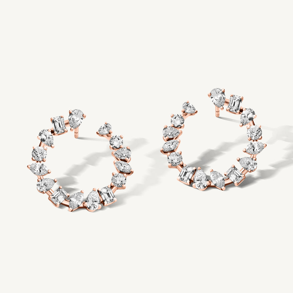 
                  
                    Multi Shape Open Hoop Earrings
                  
                