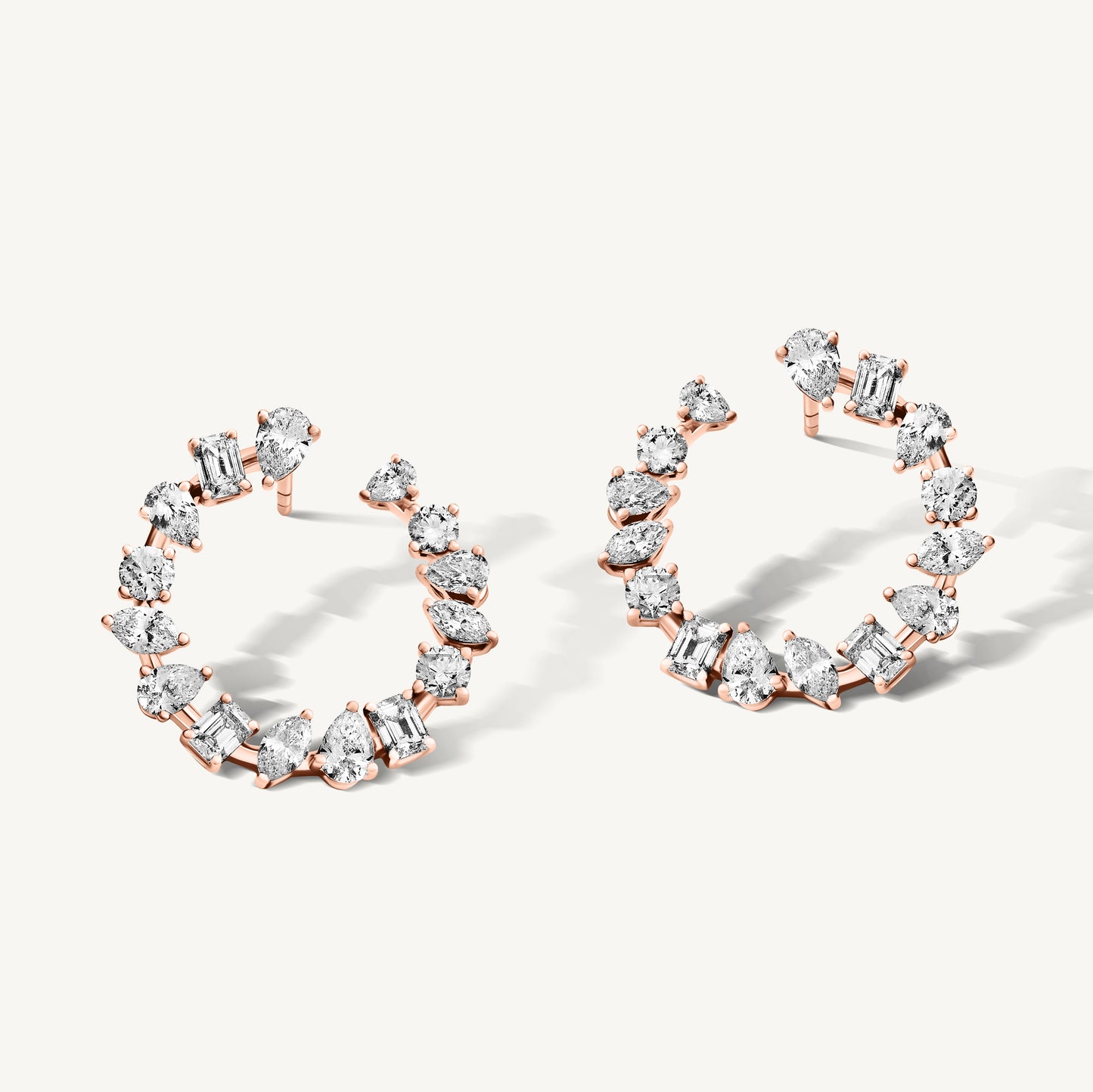 
                  
                    Multi Shape Open Hoop Earrings
                  
                